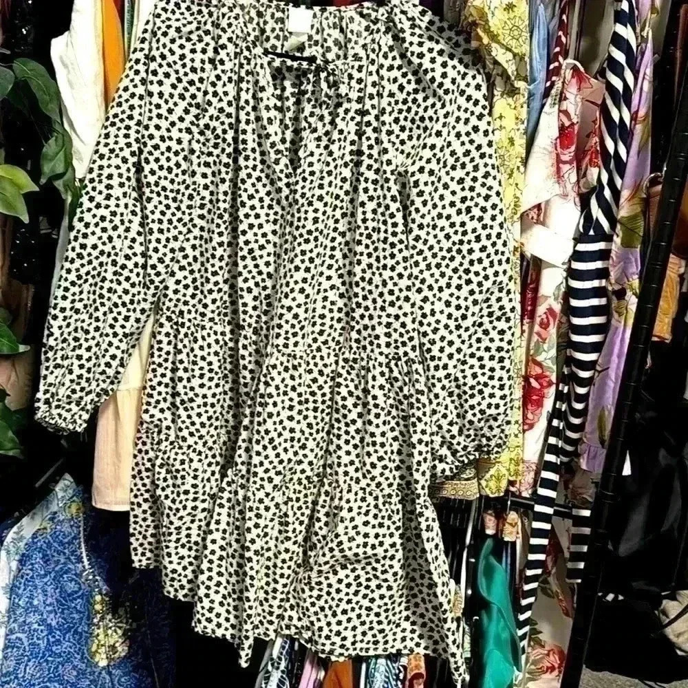 H&M boho oversized floral dress